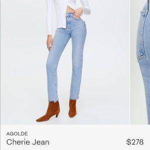 Agolde Cherie high rise straight